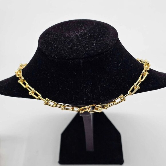 Authentic Louis Vuitton Lock&Key w/unbranded 925 Pure Silver/Goldplated Necklace - Picture 3 of 16